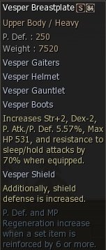 Крафт Лоу S84 Vesper Heavy set - Хеви сет Веспер